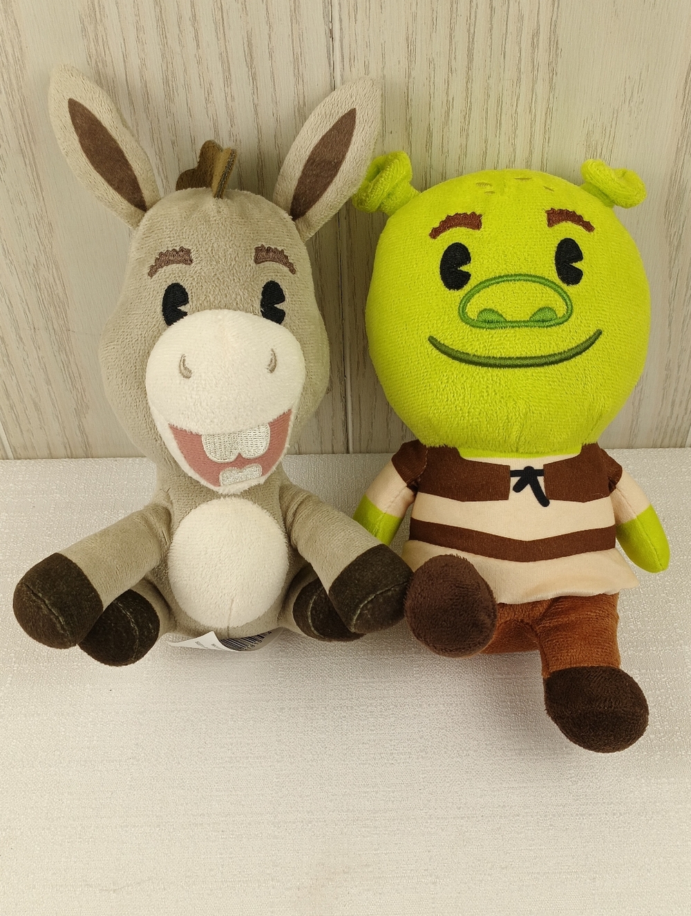 Shrek Ogre Donkey Plush Dreamworks Just Play, LLC Lot of 2 Stuffed Animal Toy
